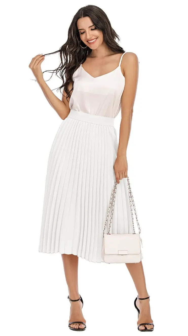 Pleated Midi Skirts